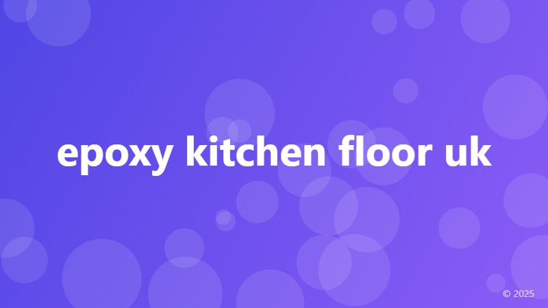 epoxy kitchen floor uk