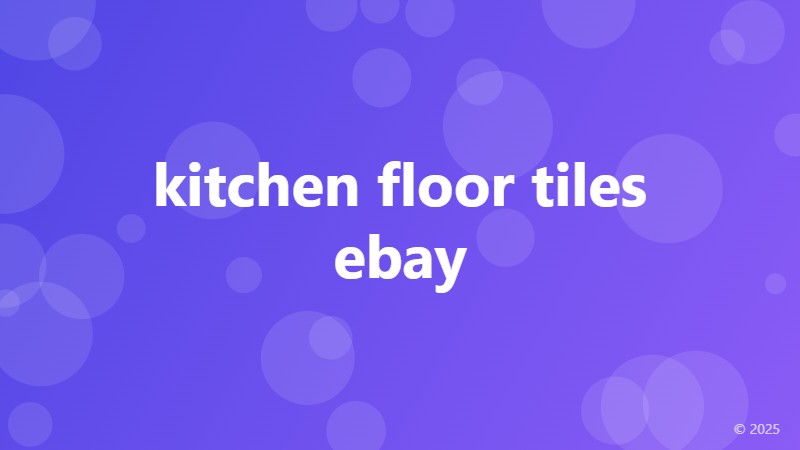 kitchen floor tiles ebay